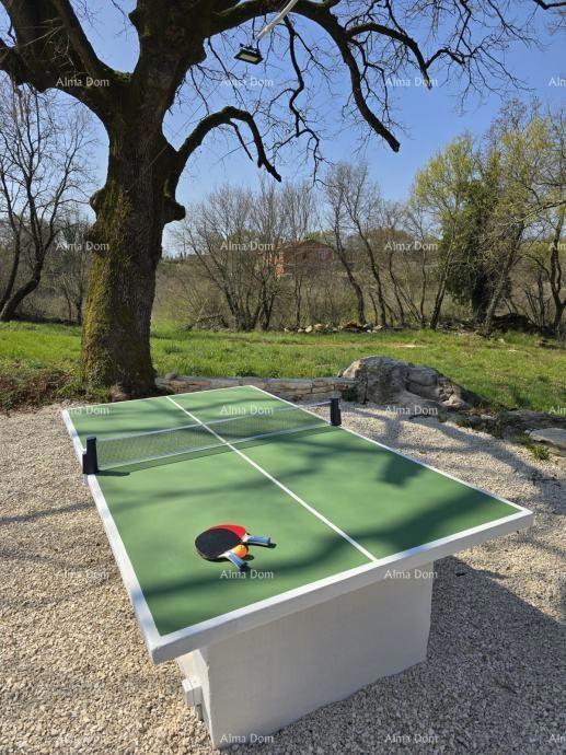 Sveti Lovreč, splendida villa in pietra con ampio giardino