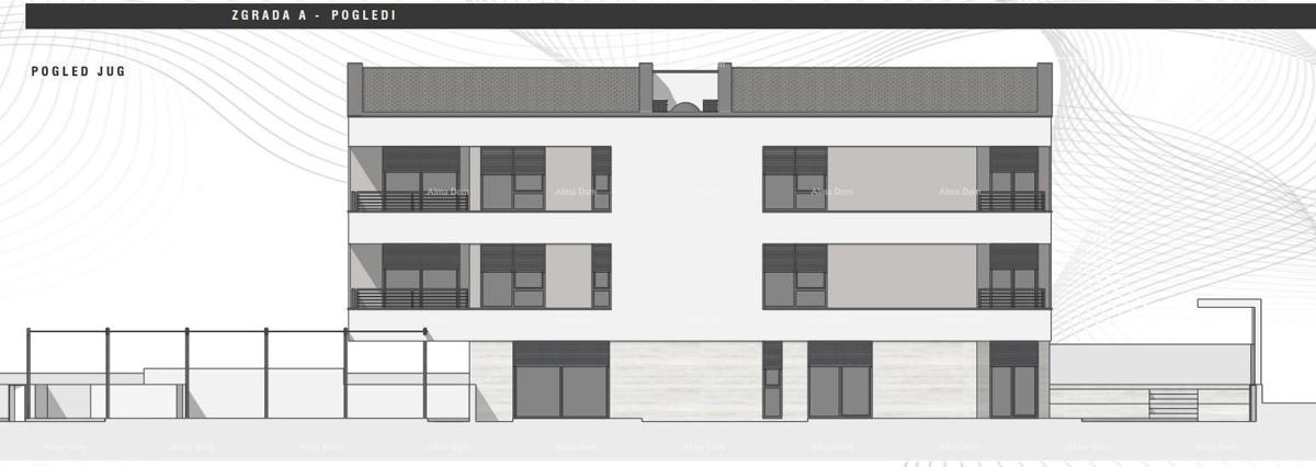 Appartamenti in vendita in un moderno edificio di nuova costruzione con piscina, Fasana!