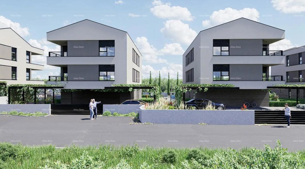 Appartamenti in vendita in un moderno edificio di nuova costruzione con piscina, Fasana!