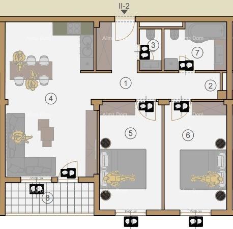 Appartamenti in vendita in un nuovo complesso residenziale in costruzione, vicino al tribunale, Pola!