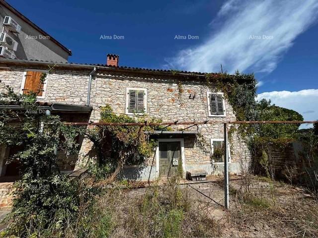 Vendita di una vecchia casa istriana con un grande terreno edificabile, Valbandon