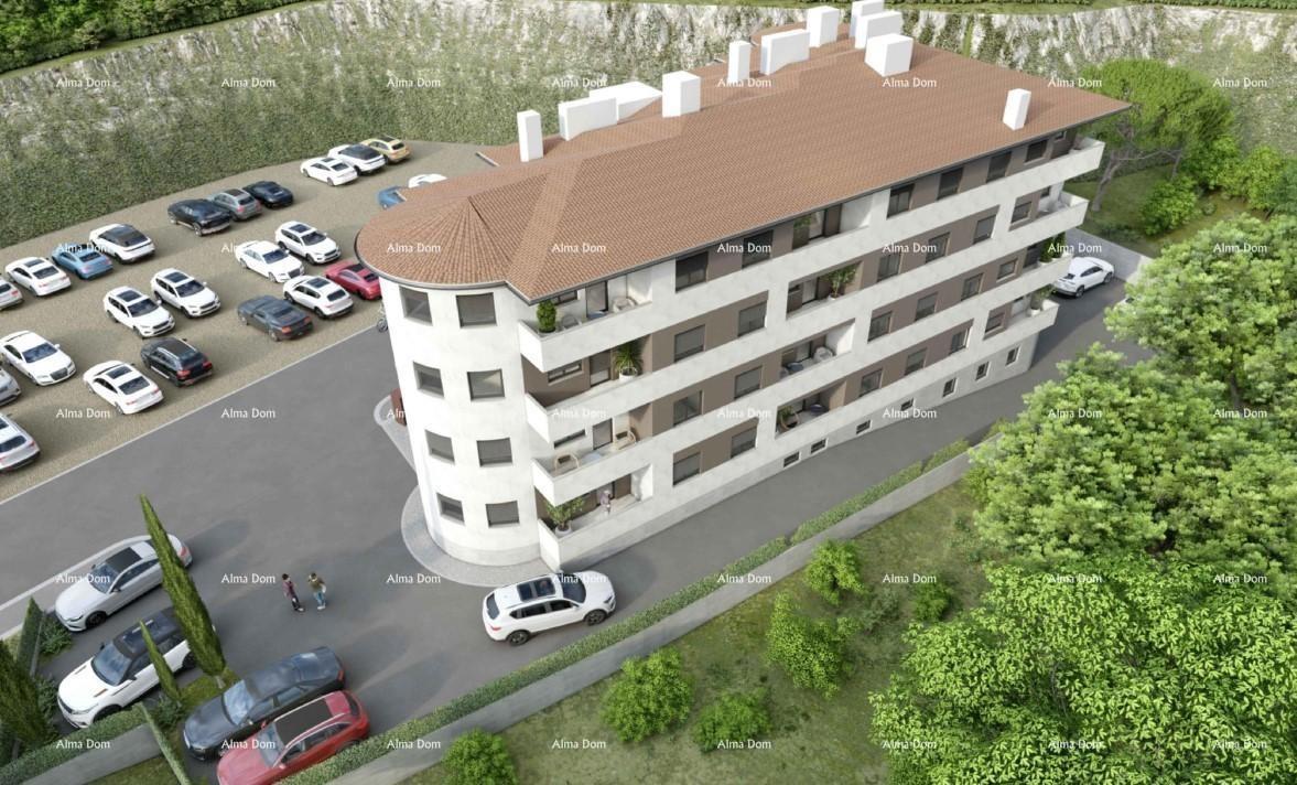 Appartamenti in vendita in un nuovo complesso residenziale in costruzione, vicino al tribunale, Pola!