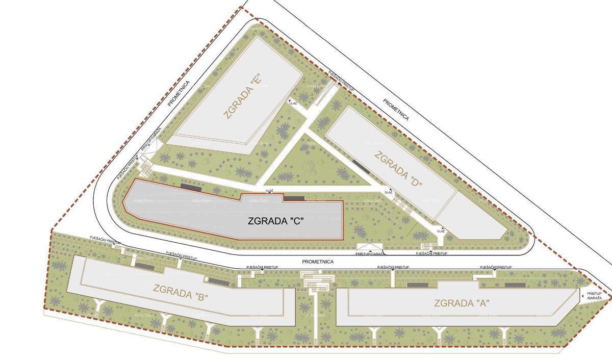 Vendita di appartamenti moderni in un edificio esclusivo con vista sul porto, Pula!