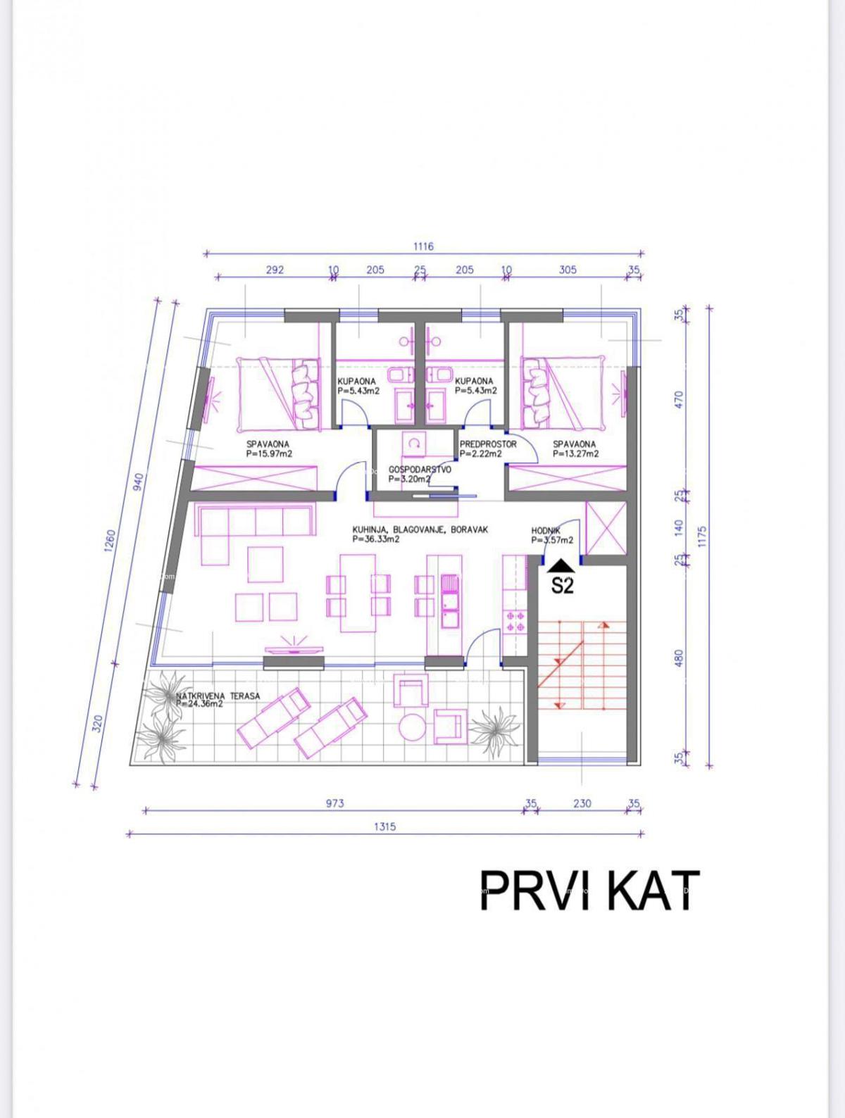 Medulin, Mukalba – Terreno edificabile con costruzione in corso.