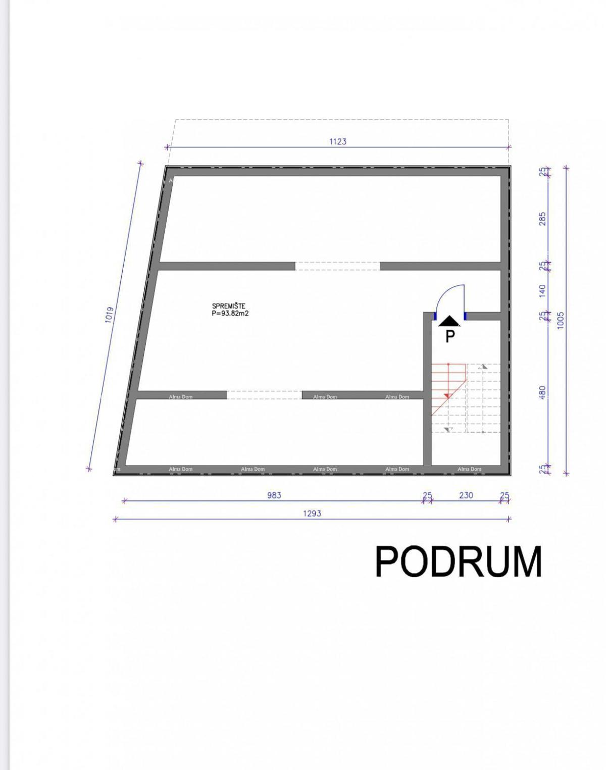 Medulin, Mukalba – Terreno edificabile con costruzione in corso.