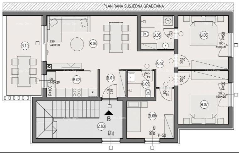 Appartamento in posizione attraente con posto auto e ripostiglio - appartamento B/Z3, Premanturska cesta