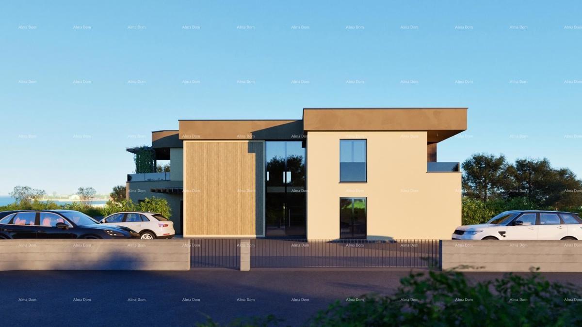 Stan a Ližnjanu, 1000 m dal mare, con terrazza e posto auto