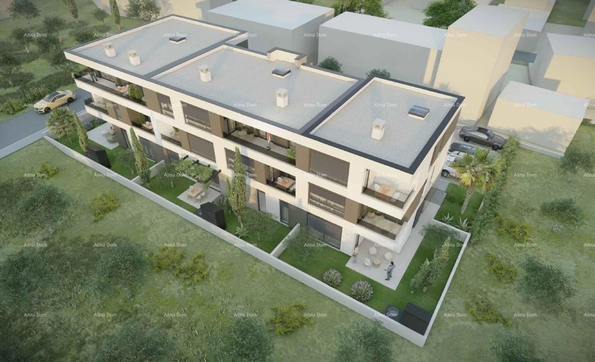 Vendita di appartamenti moderni in un nuovo progetto residenziale, vista mare, Štinjan, B4