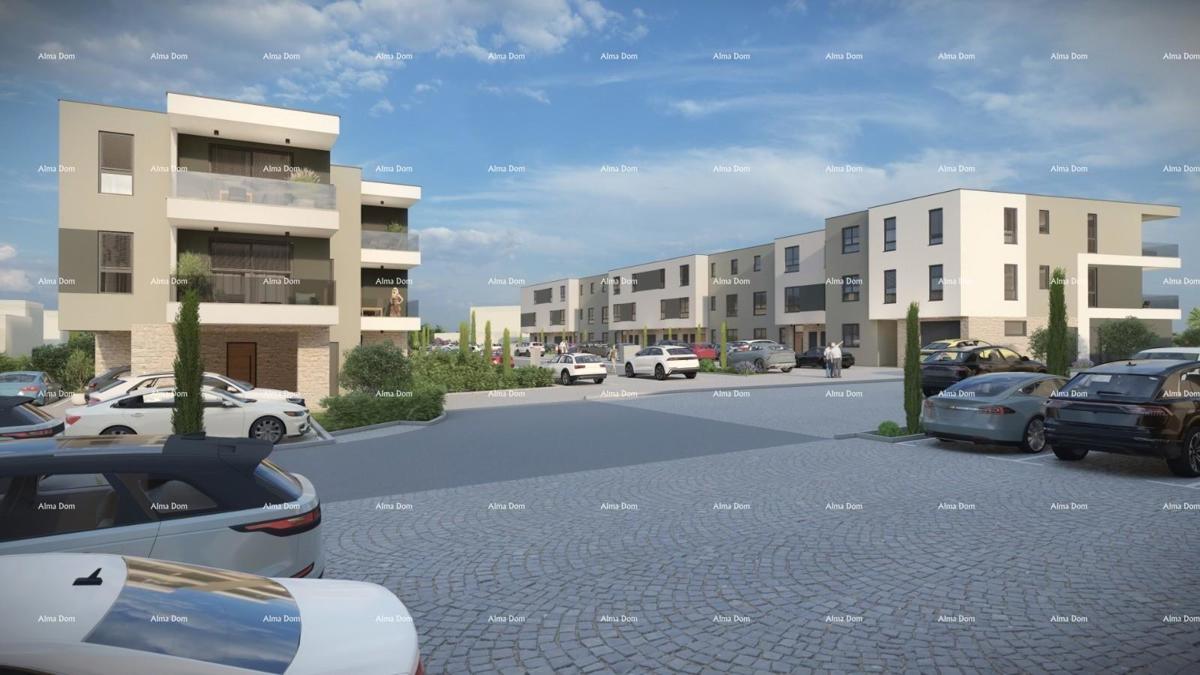 Vendita! Appartamento in nuova costruzione con cantina e due posti auto, Pula, Valdebek! Z21-S3