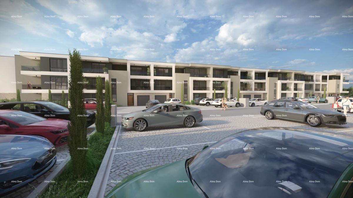 Vendita! Appartamento in nuova costruzione con cantina e due posti auto, Pula, Valdebek! Z21-S3