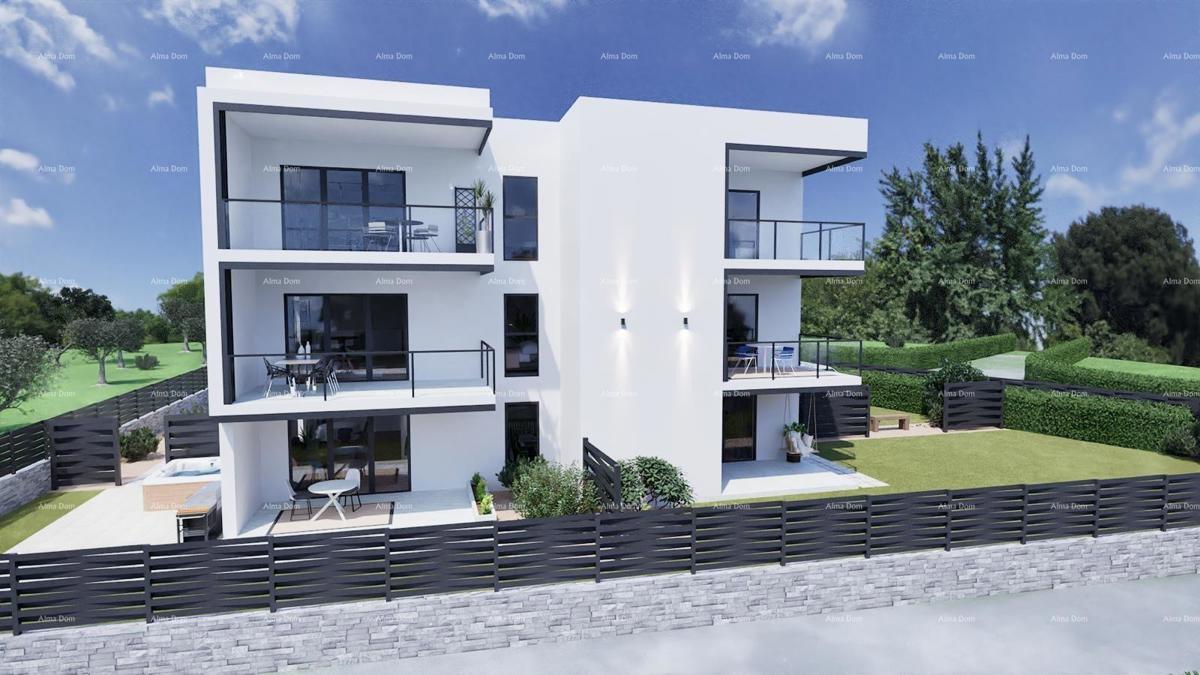 Vendita di appartamenti con vista mare, in un nuovo progetto residenziale, Peroj! Z2, S 6