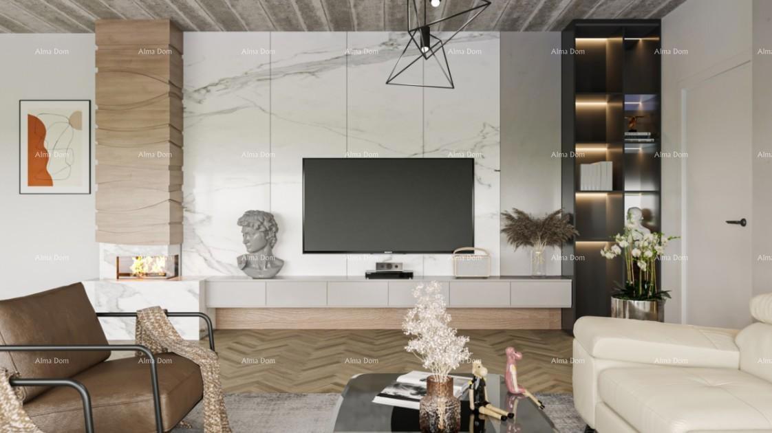 Vendita di un terreno edificabile con permesso di costruzione per la realizzazione di una moderna casa unifamiliare, vicino a Barban!