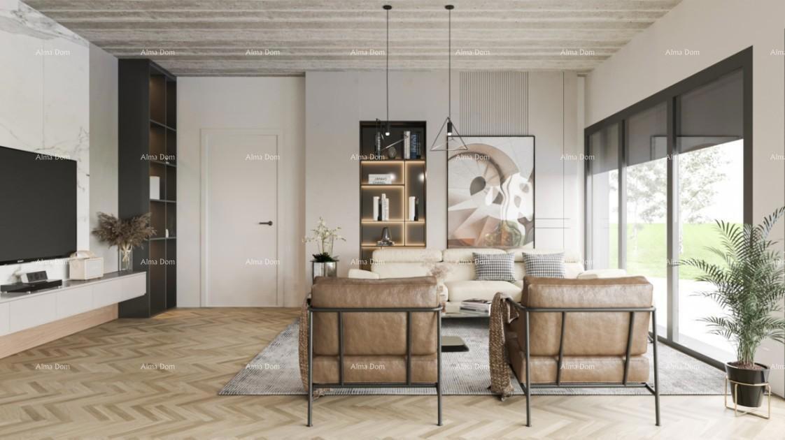 Vendita di un terreno edificabile con permesso di costruzione per la realizzazione di una moderna casa unifamiliare, vicino a Barban!