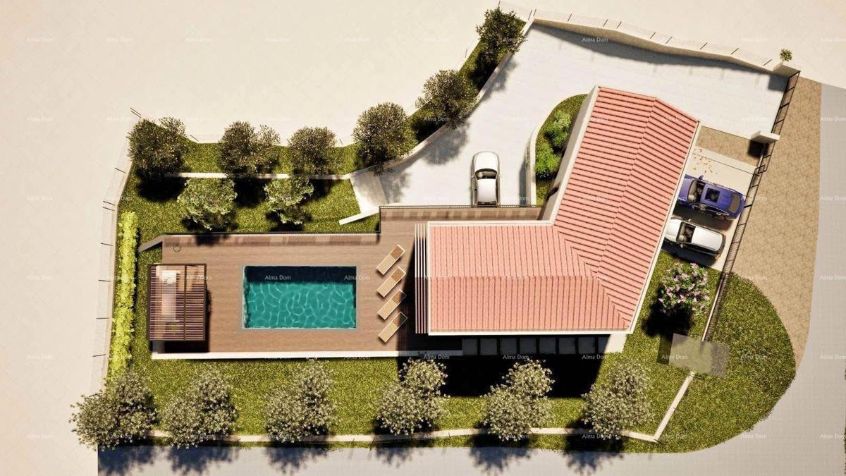 In vendita terreno edificabile – Hum (848 m²)