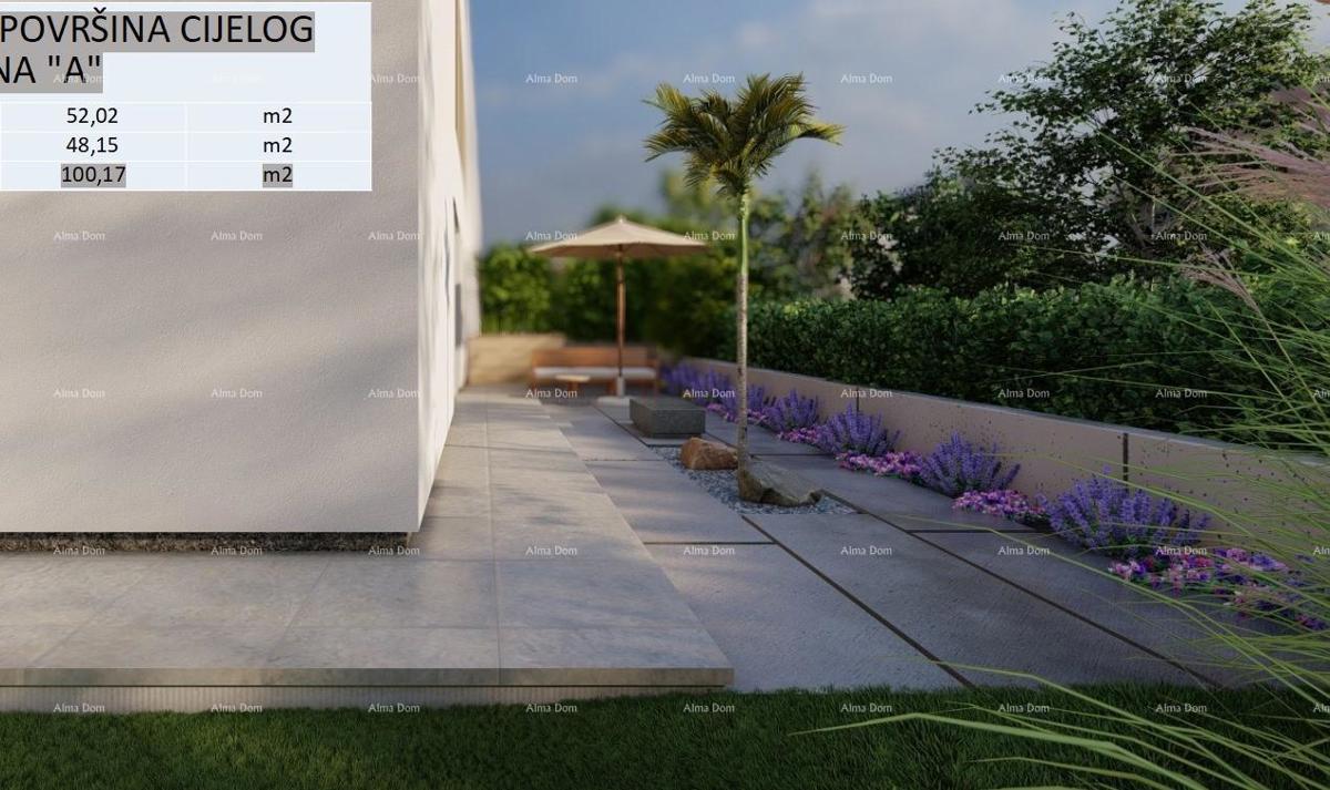 PARENZO - Moderna casa bifamiliare con giardino privato (Casa A)