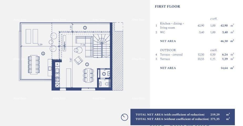 UMAG, Villa indipendente in un lussuoso resort! Vista mare! V16