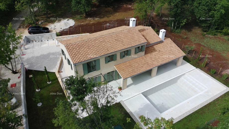 Gračišće, nuova villa costruita in stile mediterraneo