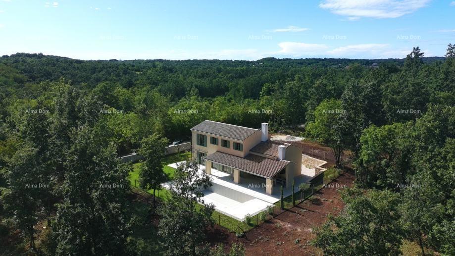 Gračišće, nuova villa costruita in stile mediterraneo