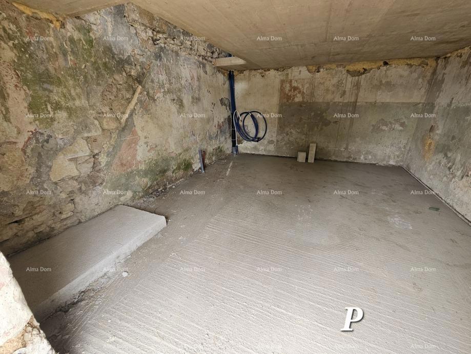 Istriana casa in pietra con vista mare – Buja