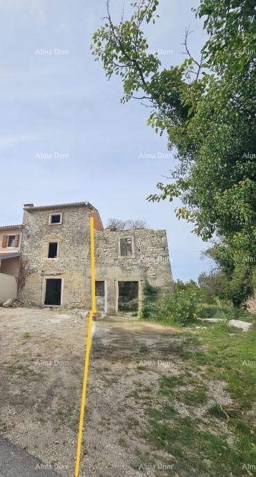 Istriana casa in pietra con vista mare – Buja