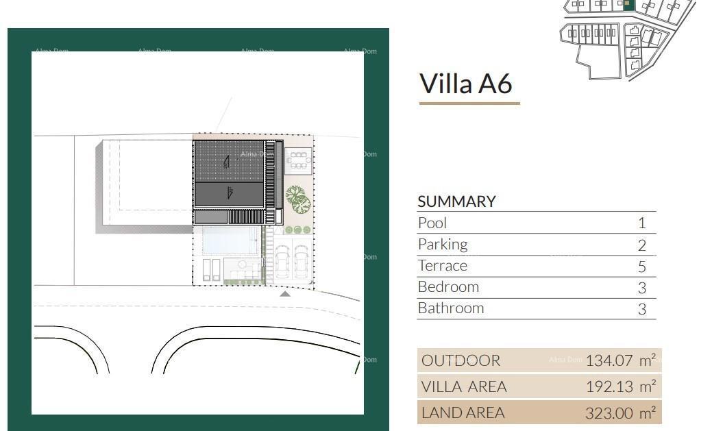 Vendita di ville moderne in una bellissima zona residenziale, Umago