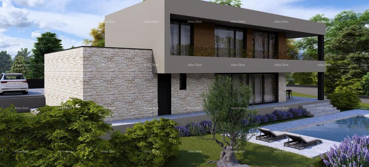 Terreno edificabile con progetto ideativo – Poreč, Žbandaj, 963 m²
