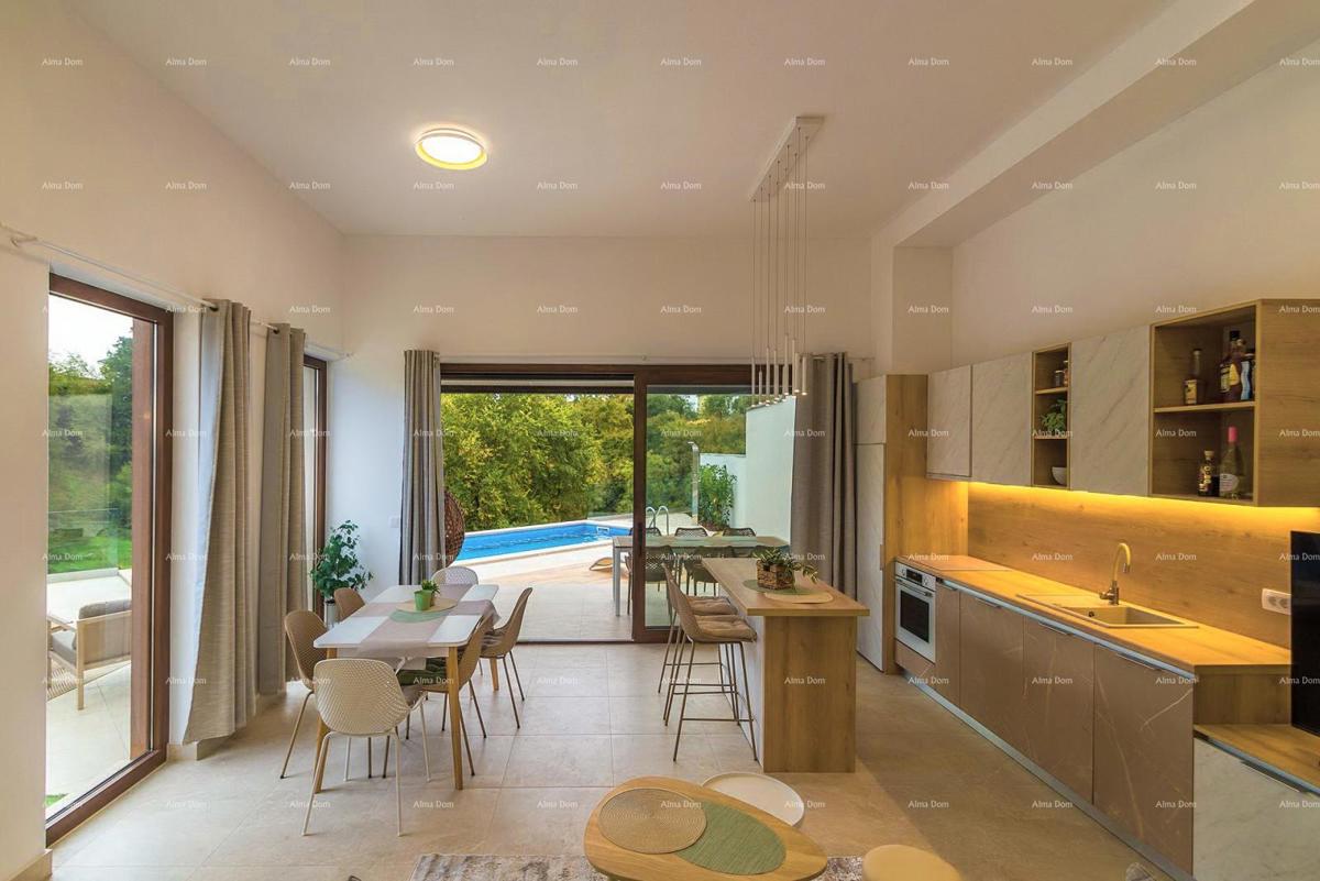 Moderna bifamiliare con piscina nella tranquilla Svetvinčento, ideale per vacanze o affitto!