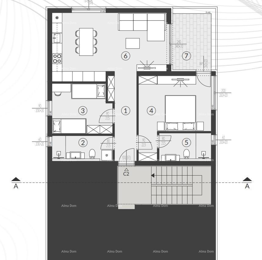 Vendita di appartamenti in moderna costruzione con piscina, Fažana!