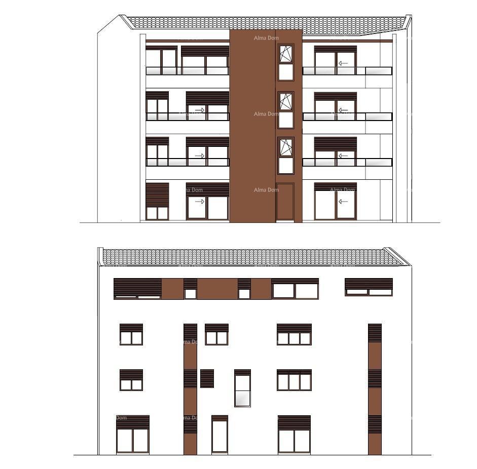 Vendita - appartamento con terrazza in un nuovo progetto residenziale, Ližnjan! S5