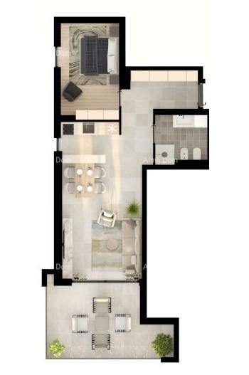 UMAG! Appartamento moderno in un complesso residenziale di alta qualità vicino al mare, S54