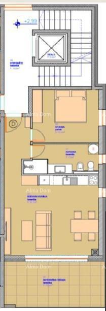 Nuovo progetto! Appartamenti in ottima posizione, vicino al mare, Umago! D, zg2