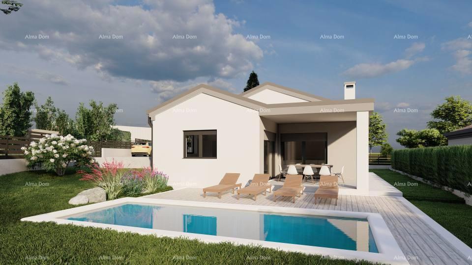 In vendita casa a piano terra con piscina in costruzione