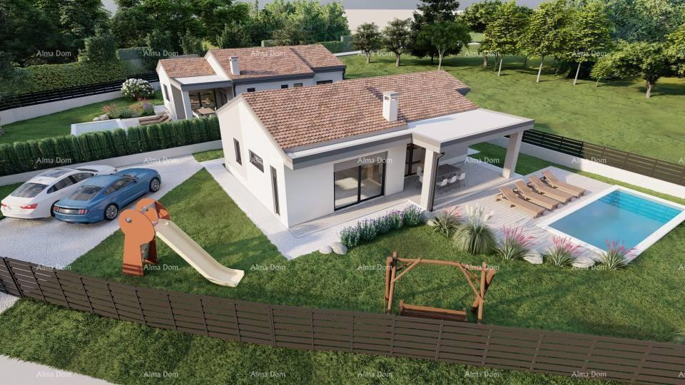 In vendita casa a piano terra con piscina in costruzione