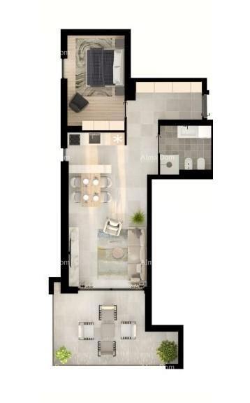 UMAG! Appartamento moderno in un complesso residenziale di alto livello vicino al mare, S73