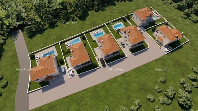LIŽNJAN! VENDITA DI UNA CASA IN COSTRUZIONE CON PISCINA.