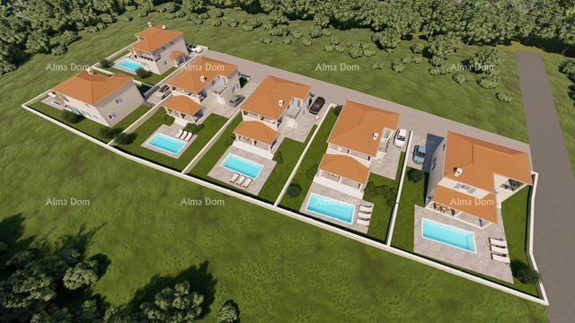LIŽNJAN! VENDITA DI UNA CASA IN COSTRUZIONE CON PISCINA.