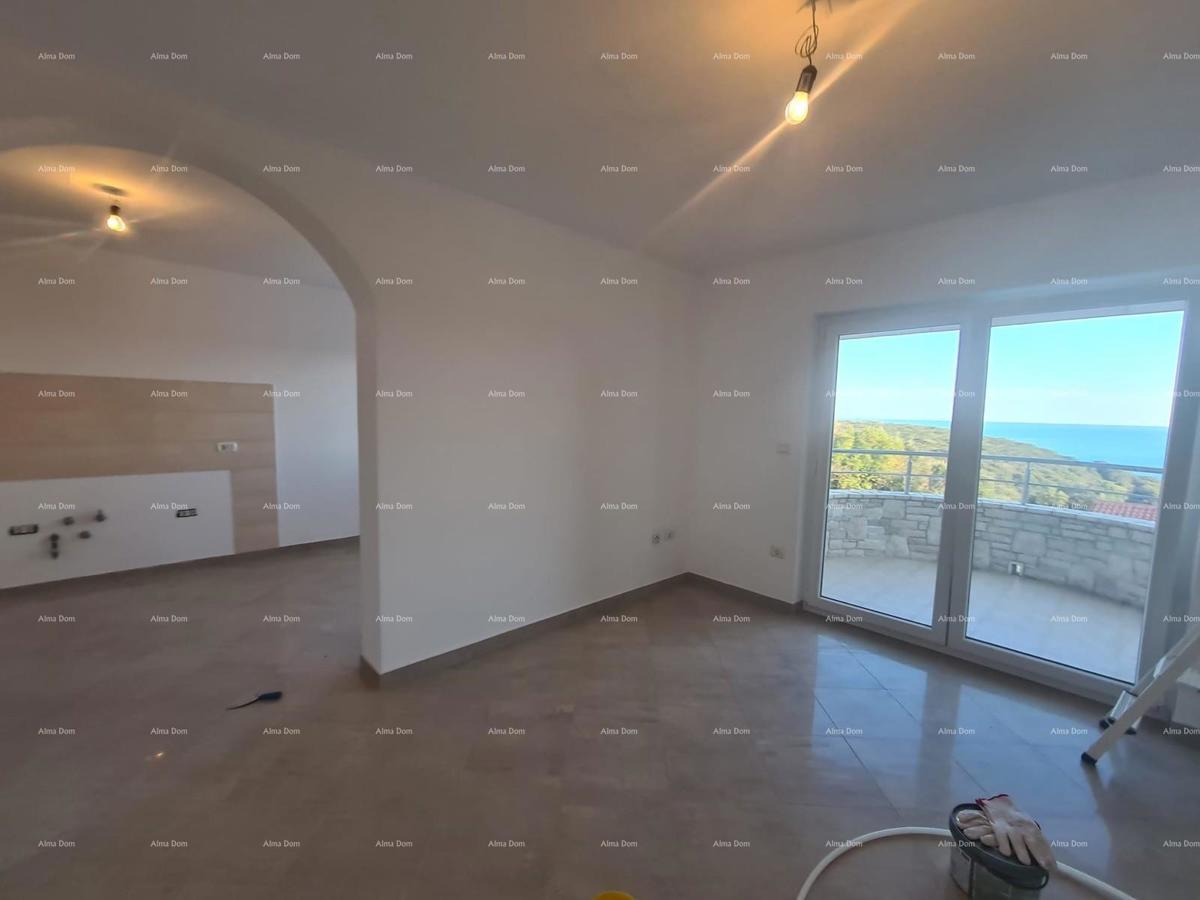 In vendita affascinante appartamento di 60 m², Duga Uvala – vista mare