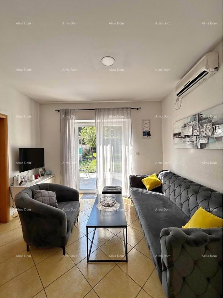 L'appartamento con giardino e terrazzino – Raša, piano terra, 48 m²