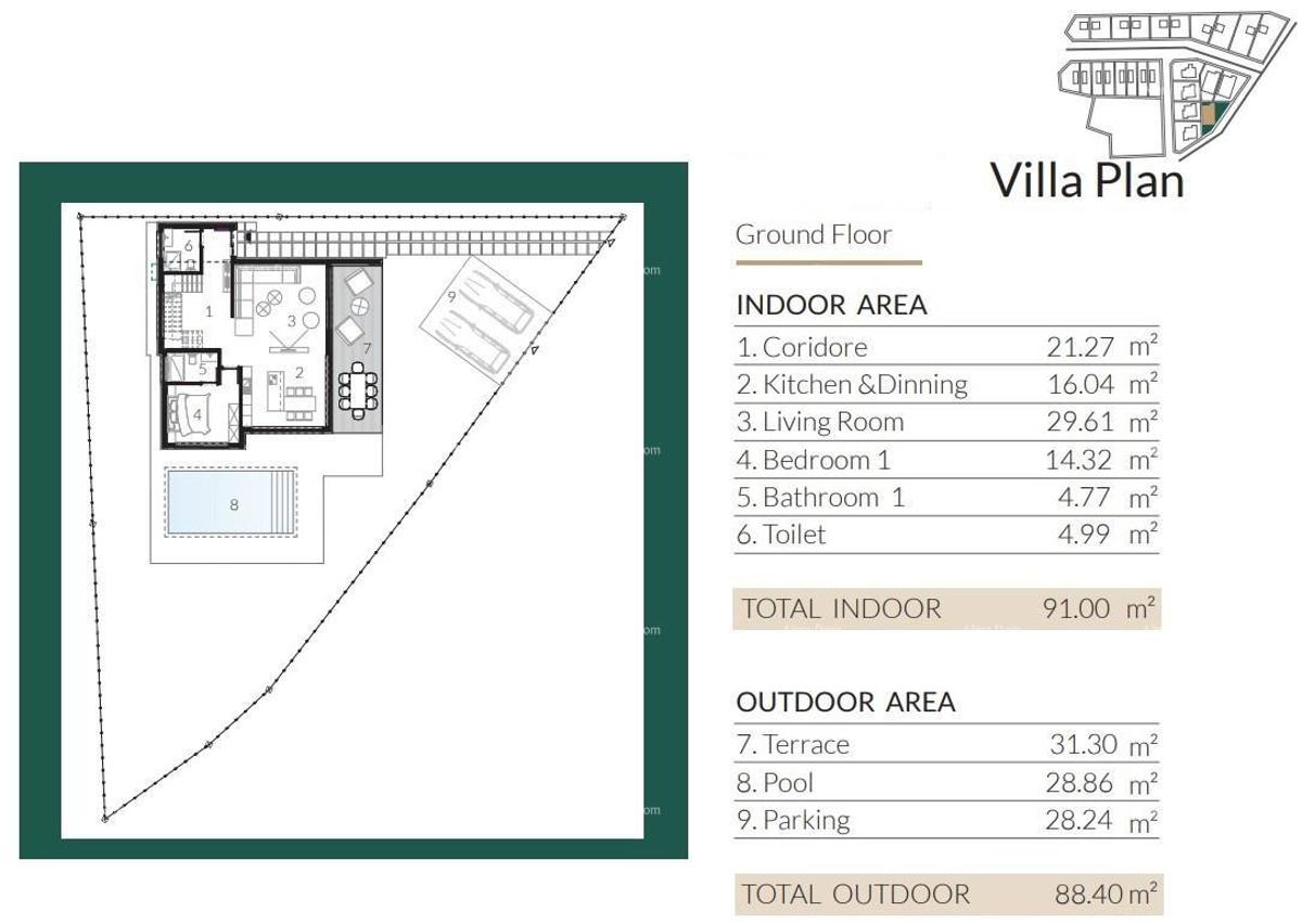 Vendita di ville moderne in una bellissima zona residenziale, Umago