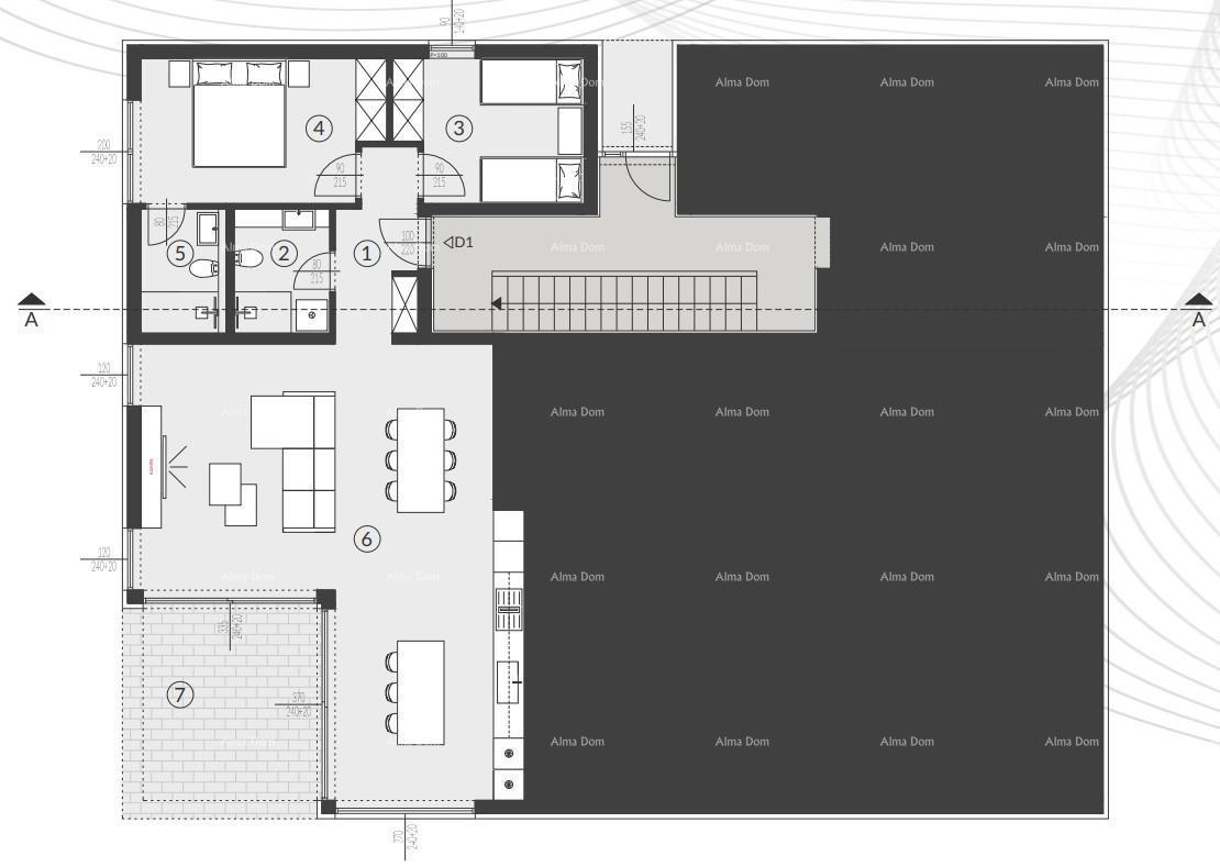 Vendita di appartamenti in moderna nuova costruzione con piscina, Fažana!