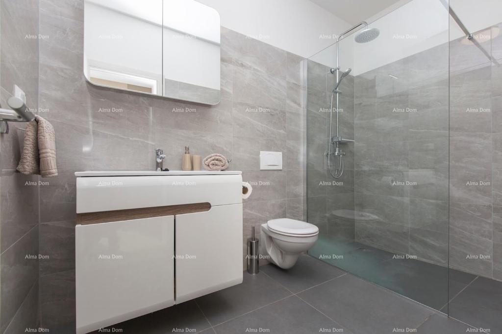 Bellissima villa indipendente con piscina a Raša, vicino al mare.