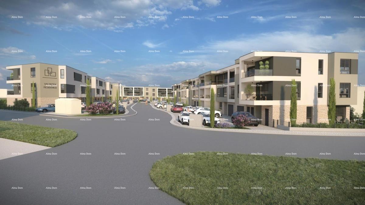 Vendita! Appartamento in nuova costruzione con 3 camere da letto e due posti auto, Pola, Valdebek! Z21-S4