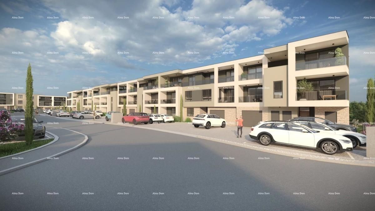 Vendita! Appartamento in nuova costruzione con 3 camere da letto e due posti auto, Pola, Valdebek! Z21-S4