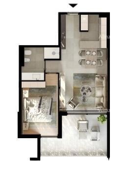 UMAG! Appartamento moderno in un prestigioso complesso residenziale vicino al mare, S 52