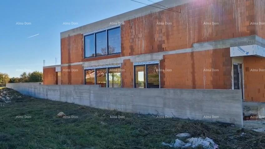 Kanfanar, casa moderna in fase di Roh-bau