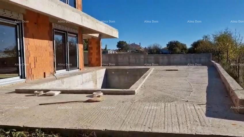 Kanfanar, casa moderna in fase di Roh-bau