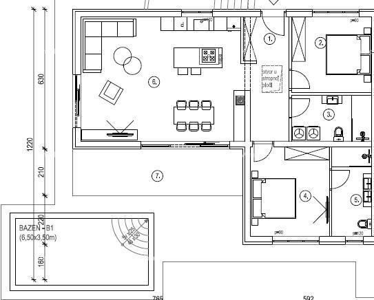 Moderna villa duplex con piscina in vendita, Kožljani, Barban!