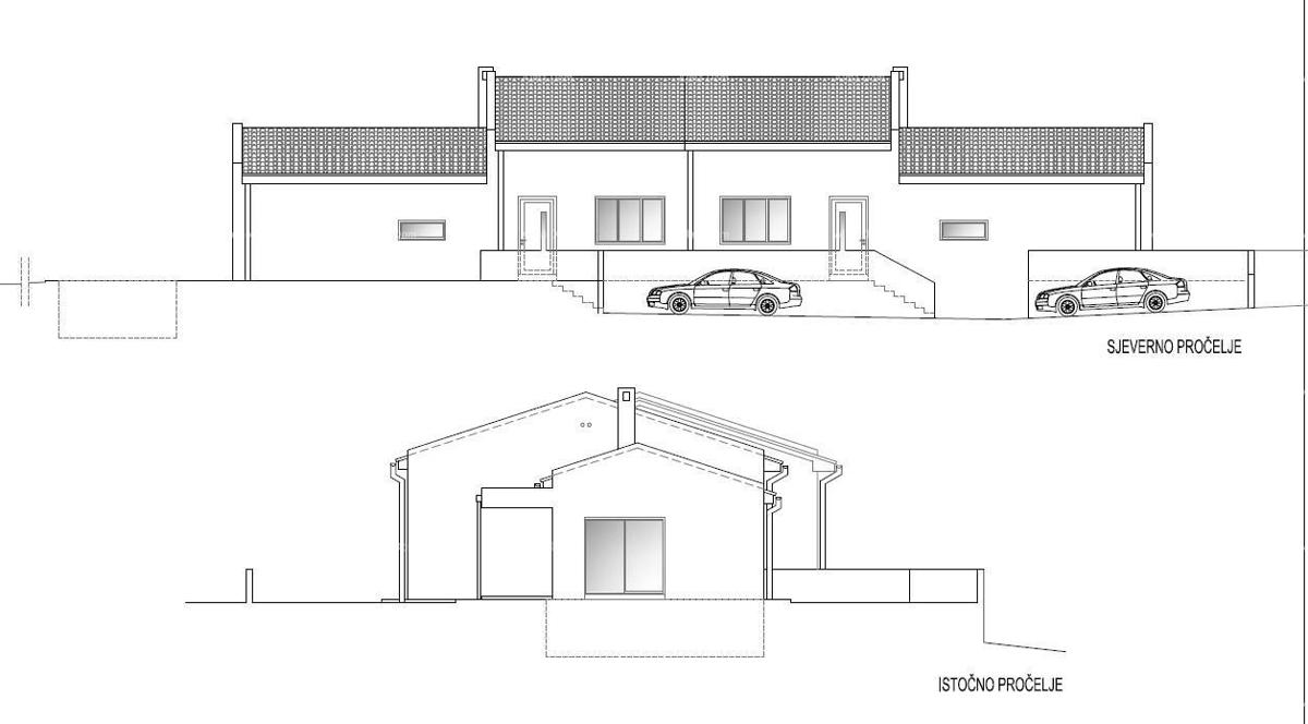 Moderna villa duplex con piscina in vendita, Kožljani, Barban!