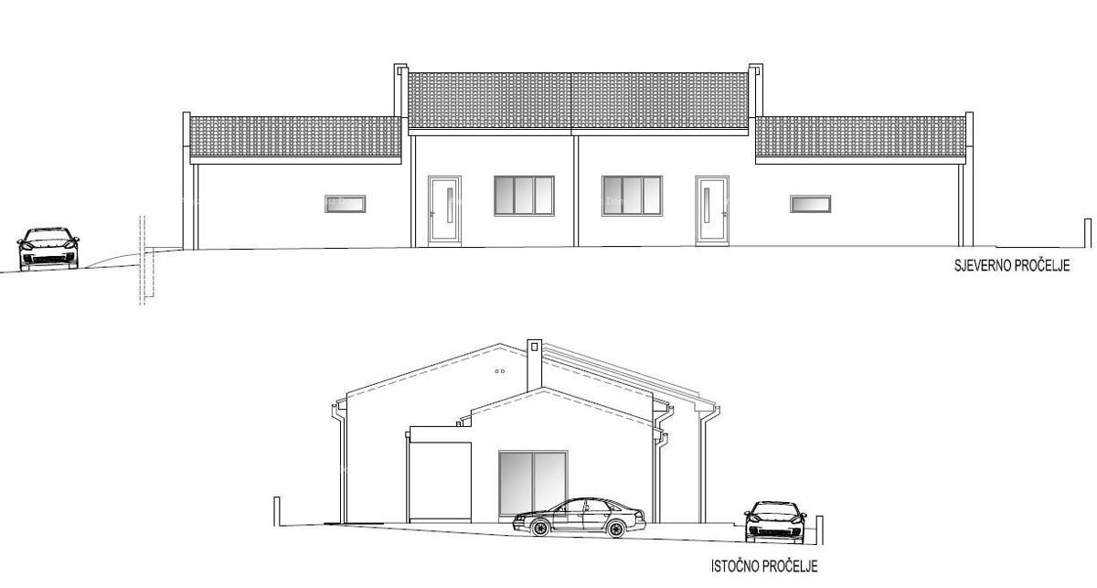 Moderna villa duplex con piscina in vendita, Kožljani, Barban!