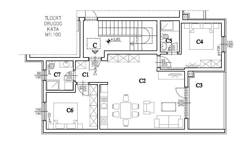 Vendita - Appartamento moderno in un nuovo complesso residenziale privato a Šijana, Pola! F-C
